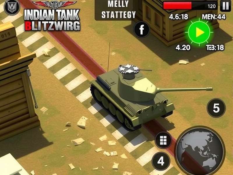 Indian Tank Blitzkrieg Game Screenshot